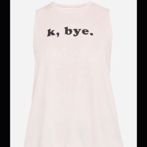 BCBGeneration 💗 K, Bye Pink Tank NWT